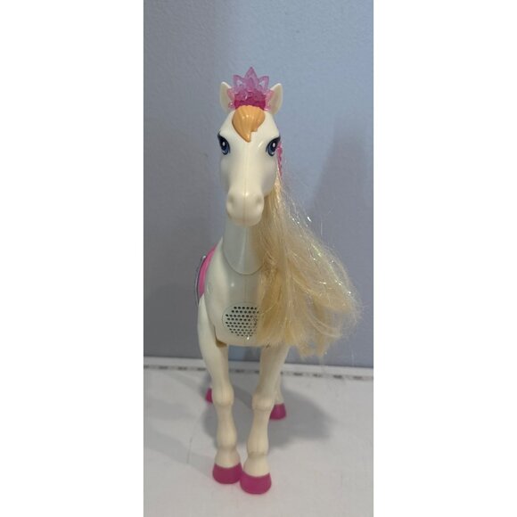 Barbie Mattel Princess Adventure Prance & Shimmer Horse 2019 Light Sound Action - Picture 2 of 6